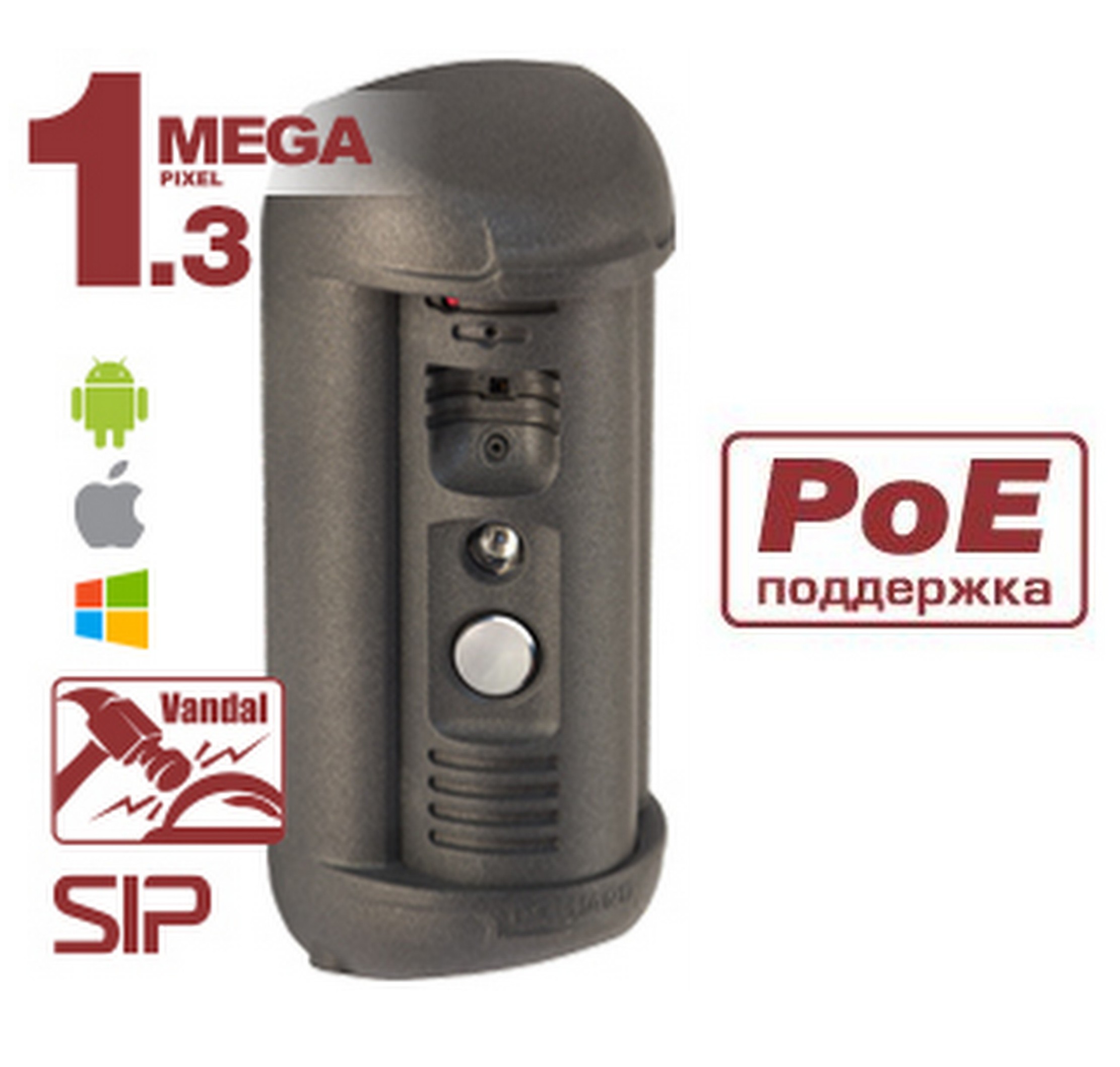 BEWARD DS06P - IP видеодомофон