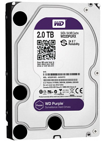 WD Purple WD23PURZ 2TB: Жесткий диск для видеоархива